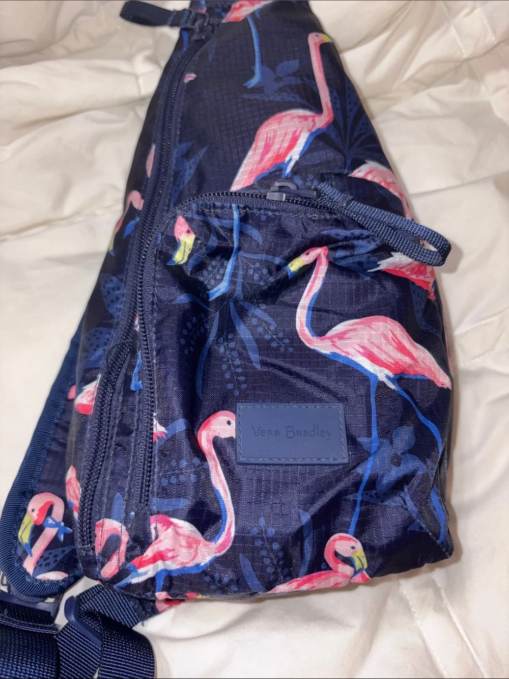 NWOT Vera Bradley Flamingo Party Mini Sling Backpack in Ripstop